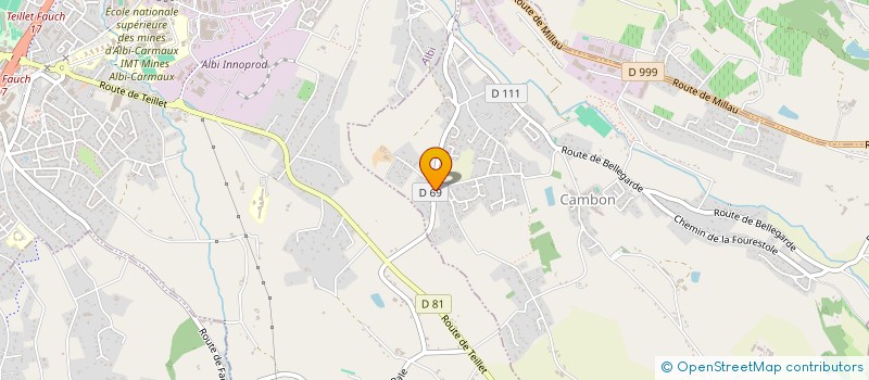 localisation de l'entreprise SCI MD2A à ALBI
