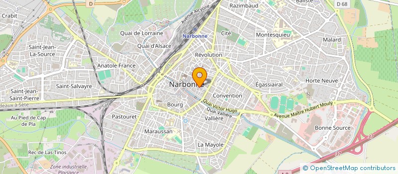 localisation de l'entreprise SCI MD2G à NARBONNE