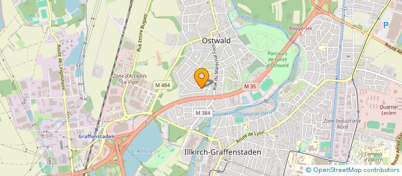 localisation de l'entreprise SCI MD5-ACIARA  OSTWALD