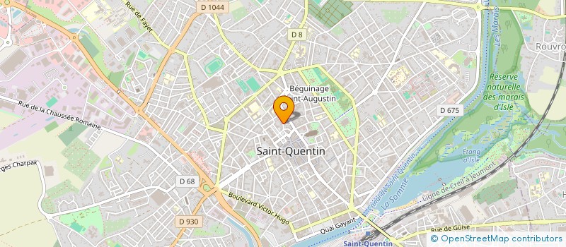 localisation de l'entreprise SCI MDA à SAINT-QUENTIN