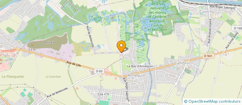 localisation de l'entreprise SCI MDA  ANNEQUIN