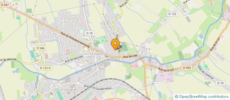 localisation de l'entreprise SCI MDA  ESTAIRES