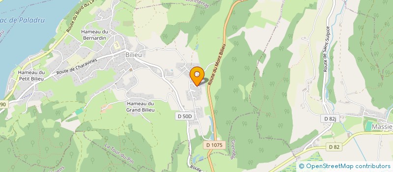 localisation de l'entreprise SCI MDA  BILIEU