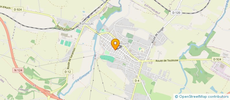 localisation de l'entreprise SCI MDAT BRETAGNE  GIMONT