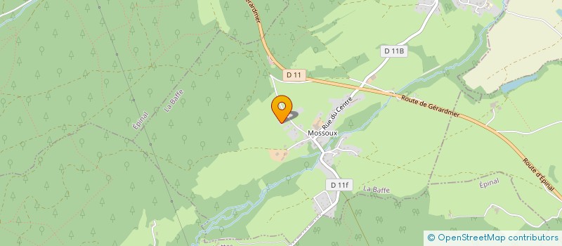 localisation de l'entreprise SCI MDB  LA BAFFE