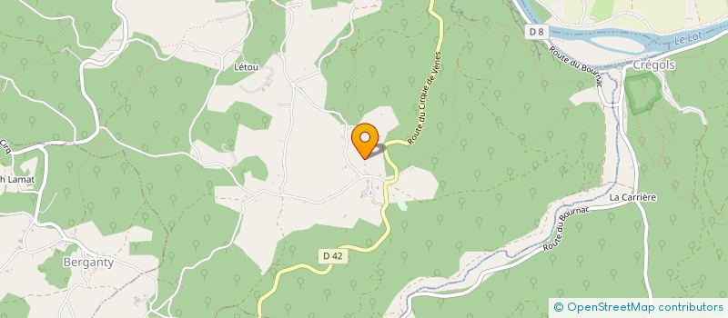 localisation de l'entreprise SCI MDB  SAINT-CIRQ-LAPOPIE