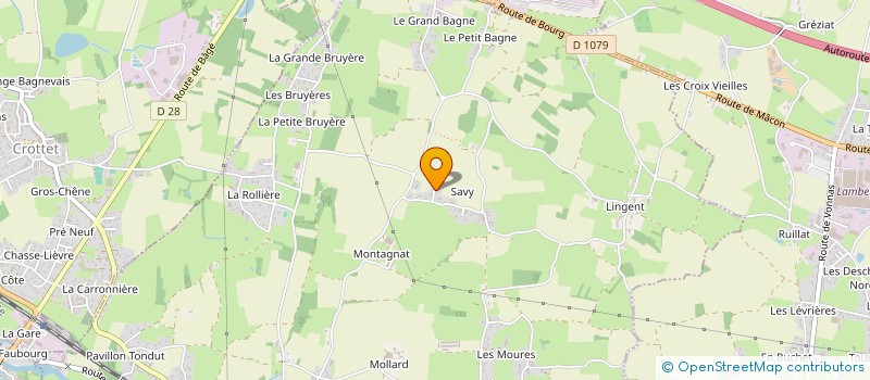 localisation de l'entreprise SCI MDB  SAINT-JEAN-SUR-VEYLE