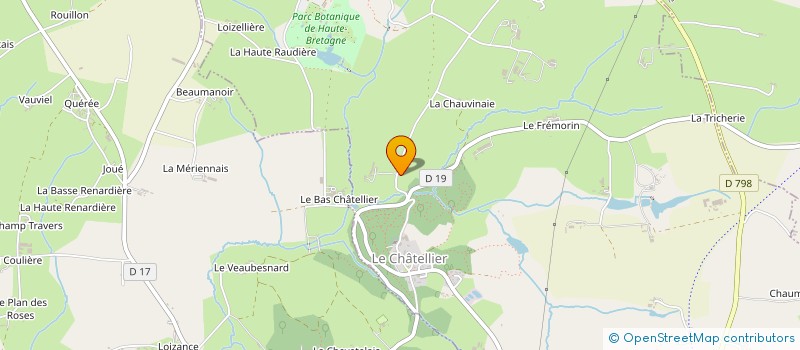 localisation de l'entreprise SCI MDB35 à LE CHATELLIER