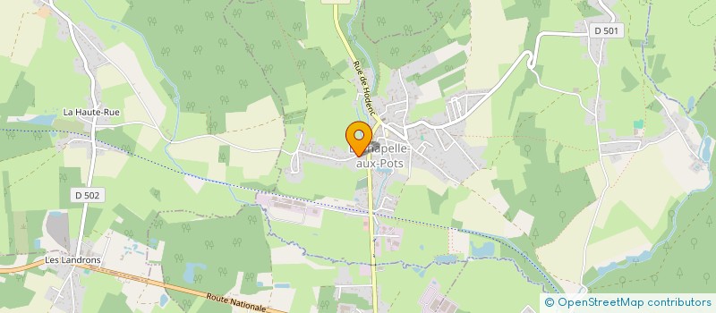 localisation de l'entreprise SCI MDBL  LACHAPELLE-AUX-POTS