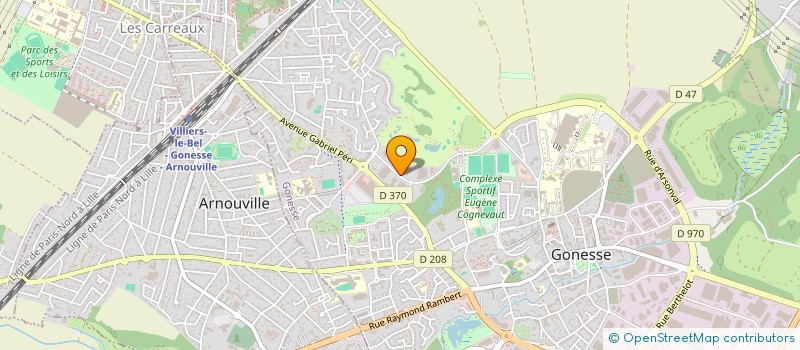 localisation de l'entreprise SCI MDC  GONESSE