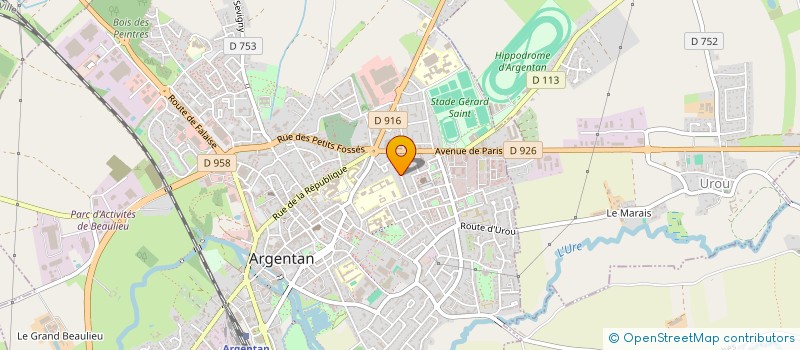 localisation de l'entreprise SCI MDD à ARGENTAN