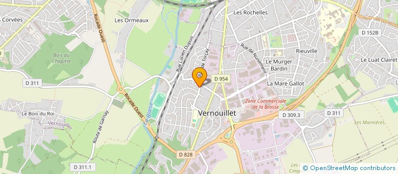 localisation de l'entreprise SCI MDDM à VERNOUILLET