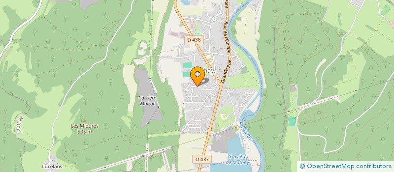 localisation de l'entreprise SCI MDDP  MATHAY