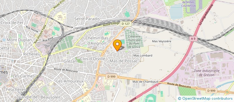 localisation de l'entreprise SCI MDE  NIMES