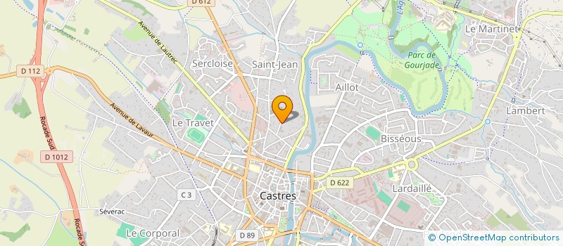 localisation de l'entreprise SCI MDE  CASTRES