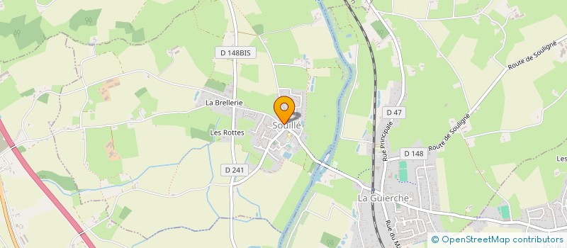 localisation de l'entreprise SCI MDE  SOUILLE