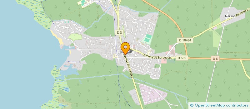 localisation de l'entreprise SCI MDF  LACANAU