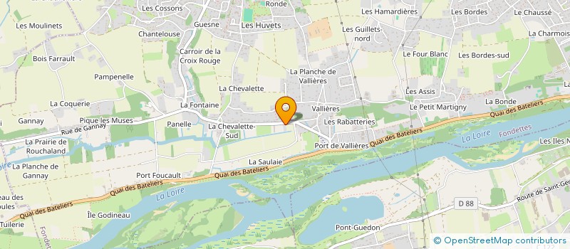 localisation de l'entreprise SCI MDF IMMO à FONDETTES