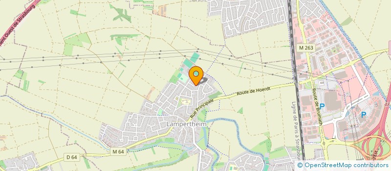 localisation de l'entreprise SCI MDF-PIERRE  LAMPERTHEIM