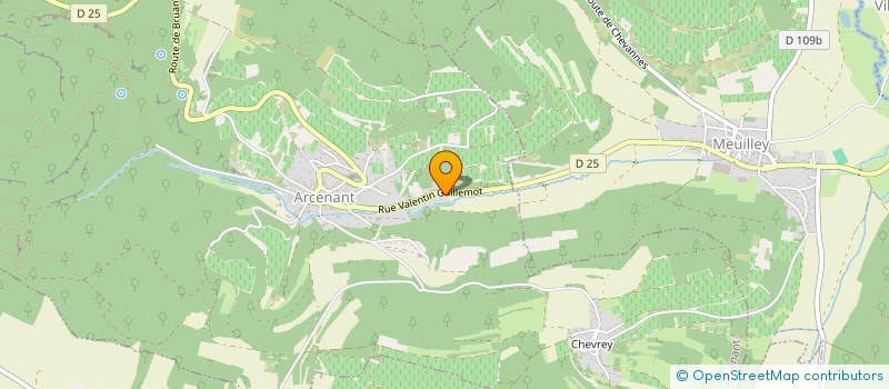 localisation de l'entreprise SCI MDFL  ARCENANT