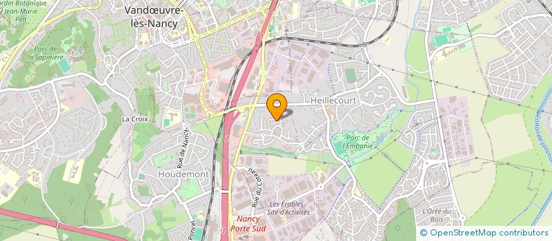 localisation de l'entreprise SCI MDG  HEILLECOURT