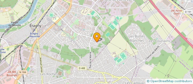 localisation de l'entreprise SCI MDJ  ERAGNY