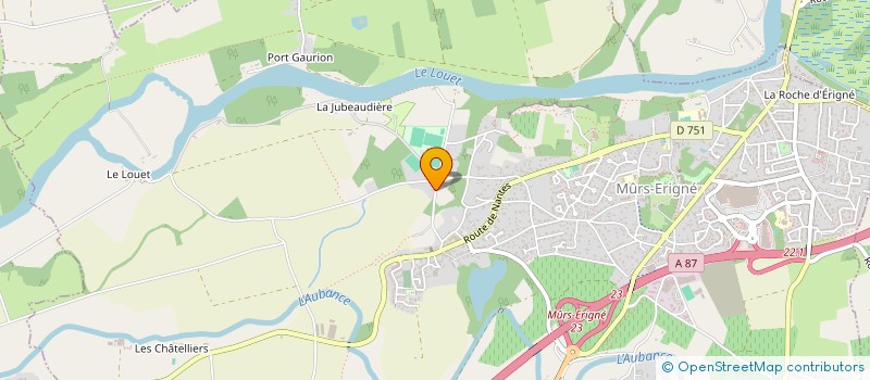 localisation de l'entreprise SCI MDJ IMMO  MURS-ERIGNE