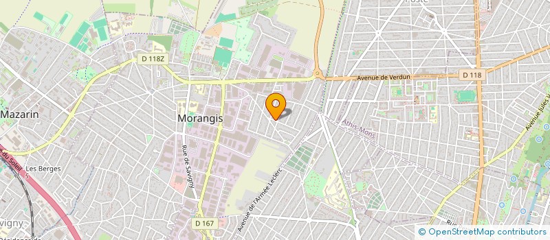 localisation de l'entreprise SCI MDK IMMO à MORANGIS