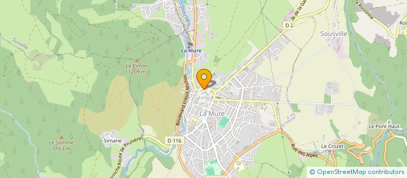 localisation de l'entreprise SCI MDM  LA MURE