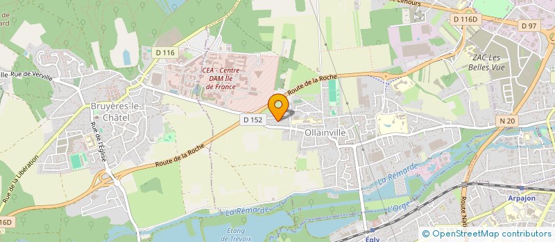 localisation de l'entreprise SCI MDM  OLLAINVILLE