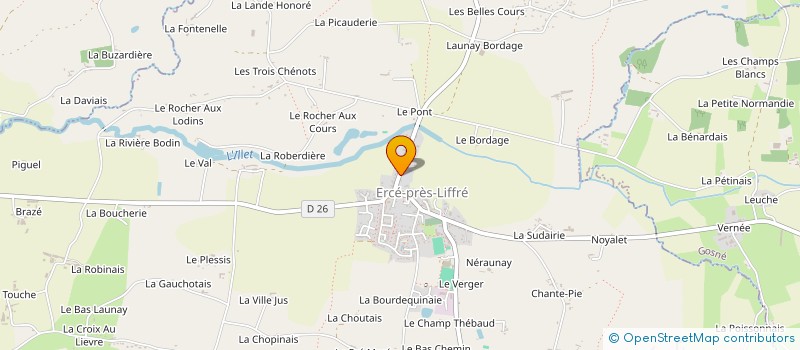 localisation de l'entreprise SCI MDM  ERCE-PRES-LIFFRE