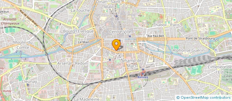 localisation de l'entreprise SCI MDM  RENNES