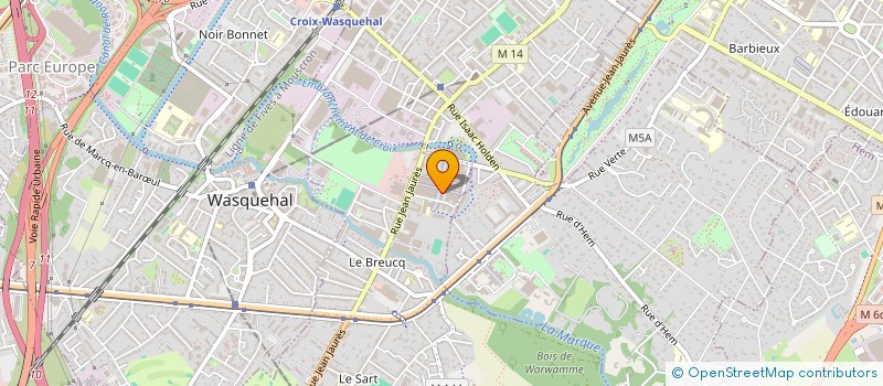 localisation de l'entreprise SCI MDM COLIBRI à VILLENEUVE-D'ASCQ