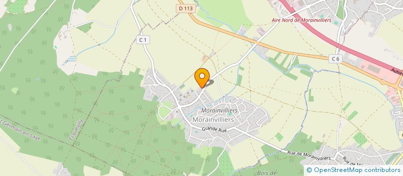 localisation de l'entreprise SCI MDM DES BORDS DE SEINE  MORAINVILLIERS