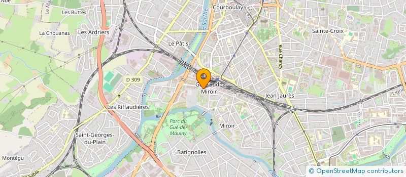 localisation de l'entreprise SCI MDM VIE  LE MANS