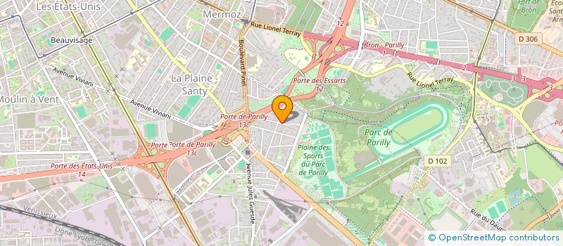 localisation de l'entreprise SCI MDO  VENISSIEUX