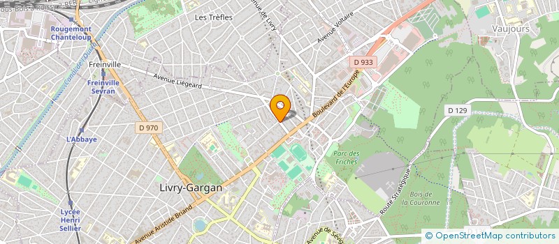localisation de l'entreprise SCI MDO à LIVRY-GARGAN