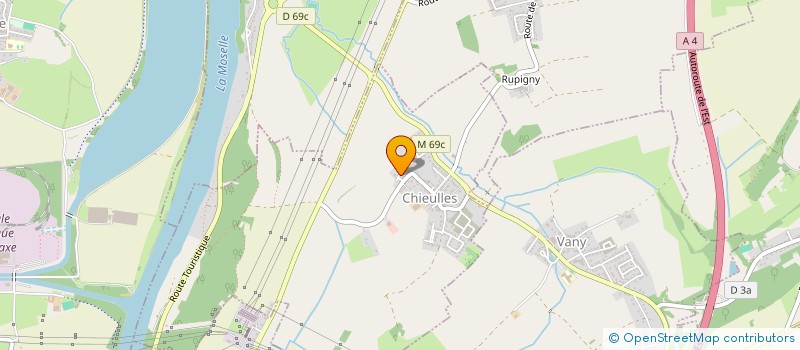 localisation de l'entreprise SCI MDP  CHIEULLES