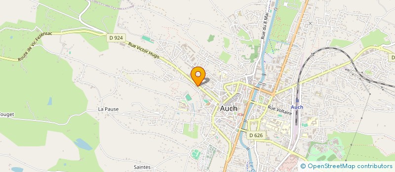 localisation de l'entreprise SCI MDP  AUCH