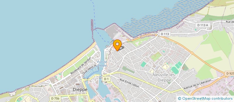 localisation de l'entreprise SCI MDP  DIEPPE