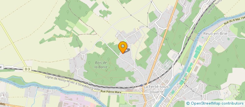 localisation de l'entreprise SCI MDP à LA FERTE-SOUS-JOUARRE