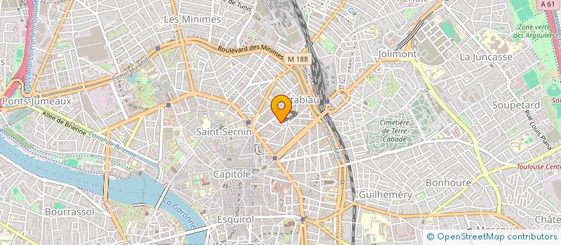 localisation de l'entreprise SCI MDP JAURES à TOULOUSE