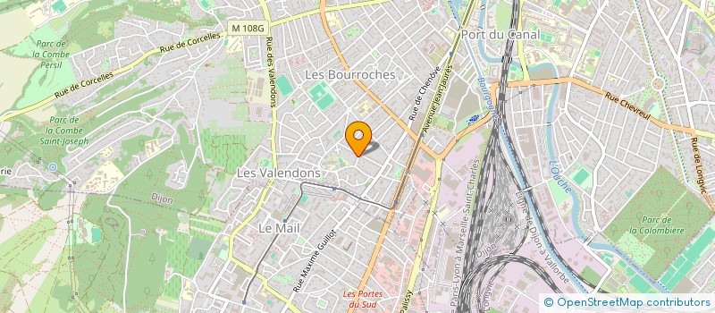 localisation de l'entreprise SCI MDQB à DIJON