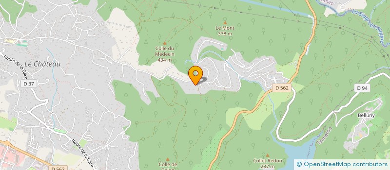 localisation de l'entreprise SCI MDR  MONTAUROUX