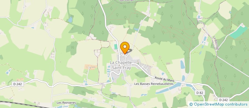 localisation de l'entreprise SCI MDS  LA CHAPELLE SAINT FRAY
