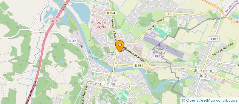 localisation de l'entreprise SCI MDS  AIRE-SUR-L'ADOUR