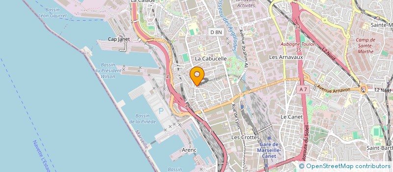 localisation de l'entreprise SCI MDS à MARSEILLE