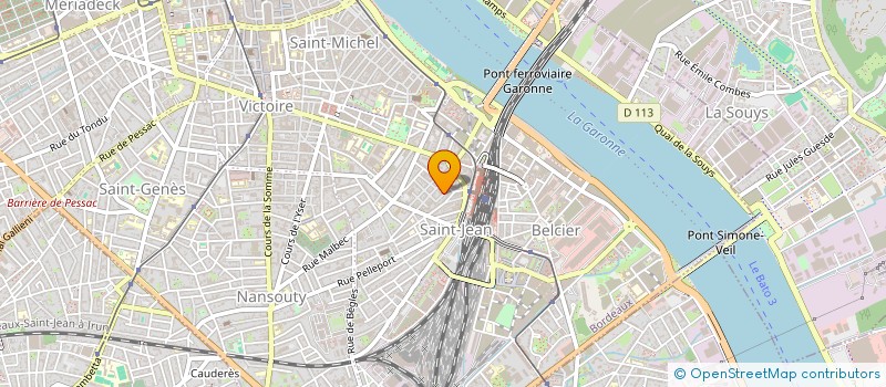 localisation de l'entreprise SCI MDS  BORDEAUX