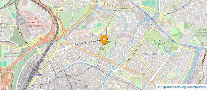 localisation de l'entreprise SCI MDS  STRASBOURG