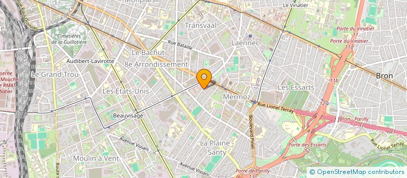 localisation de l'entreprise SCI MDS  LYON